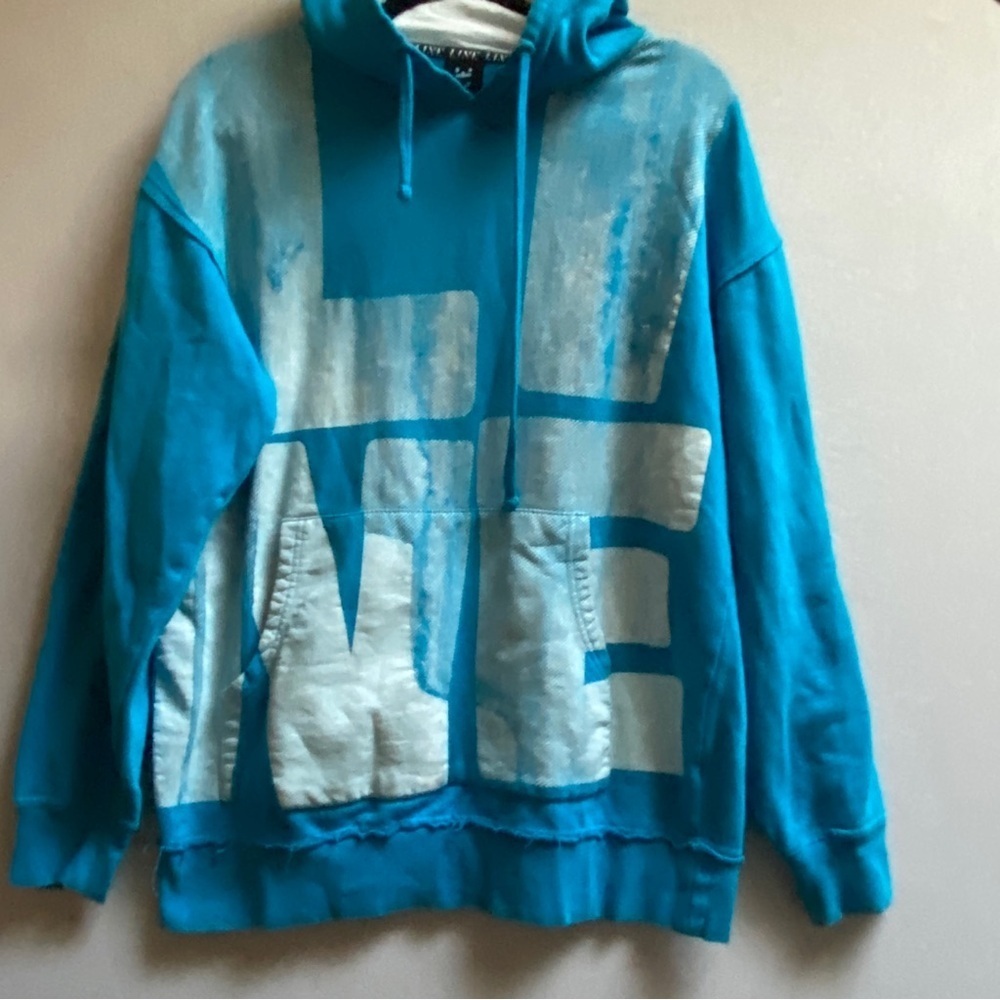 Line Stance Graphic Logo Hoodie Sz M
